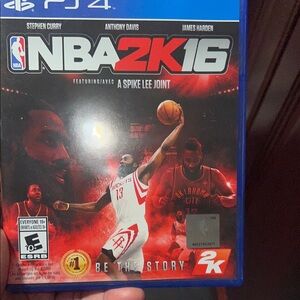 NBA 16 PS4 Game - Blue Case